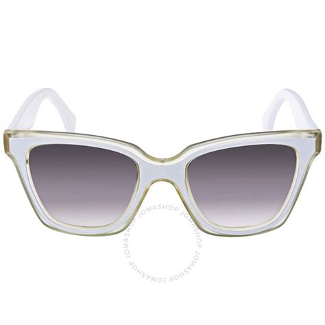 fendi ff 0195/s|Fendi Be You Grey Gradient Square Ladies Sunglasses FF .